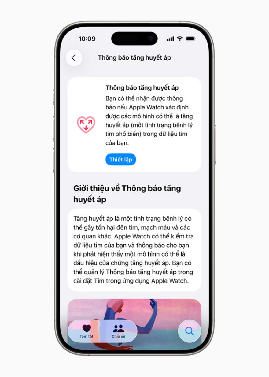 Apple Watch ra mắt tính năng cảnh báo tăng huyết áp