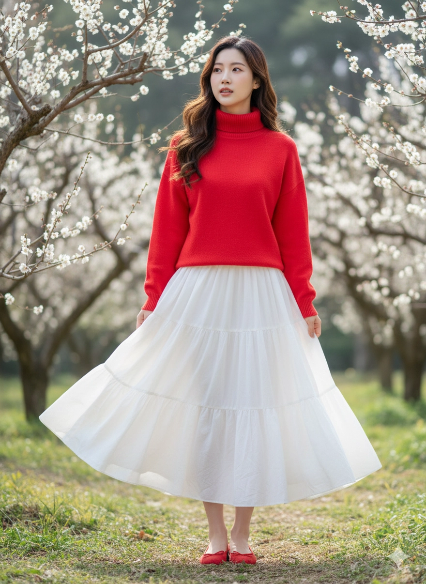 Câu lệnh AI tạo ảnh cùng hoa mận Mộc Châu đẹp say đắm