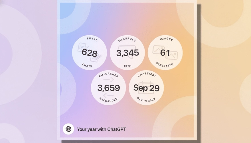 ChatGPT Wrapped 2025 ra mắt: Soi lại một năm 