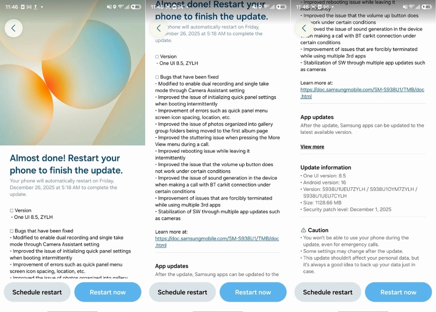Toàn bộ tính năng mới trên One UI 8.5 Beta 2 vừa ra mắt