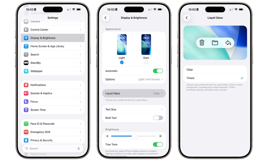 Cách tuỳ chỉnh Liquid Glass trên iOS 26.1 nhìn đã mắt hơn