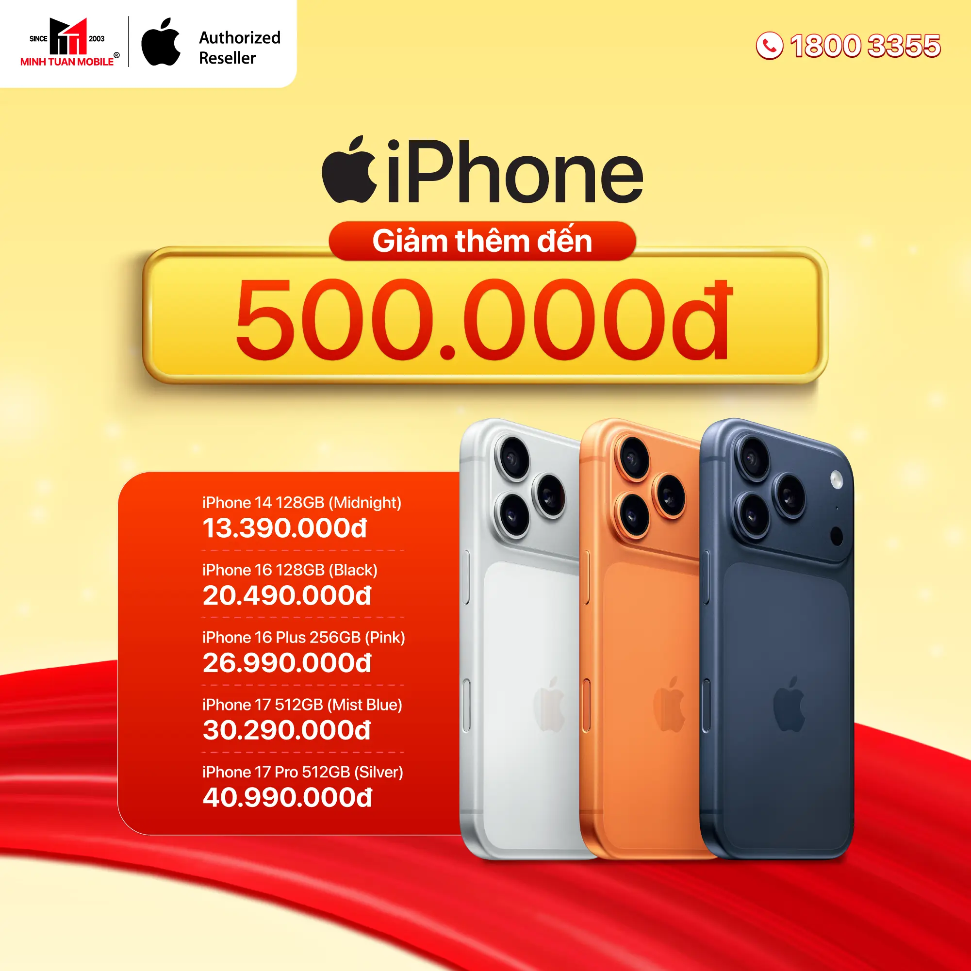 Minh Tuấn Mobile tung ưu đãi Năm Mới Sang - Sale Hoành Tráng