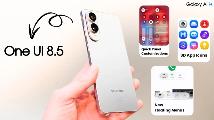 One UI 8.5 đang được test trên cả Galaxy tầm trung