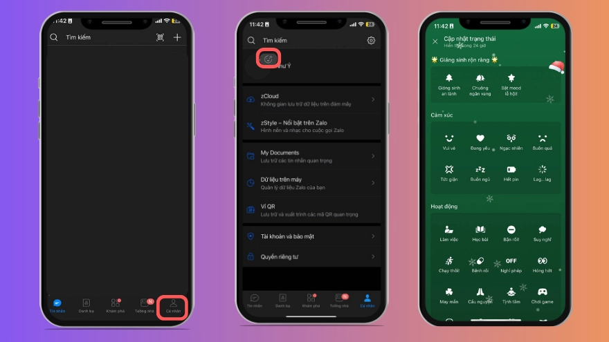Cách đăng trạng thái 24 giờ trên Zalo 2025