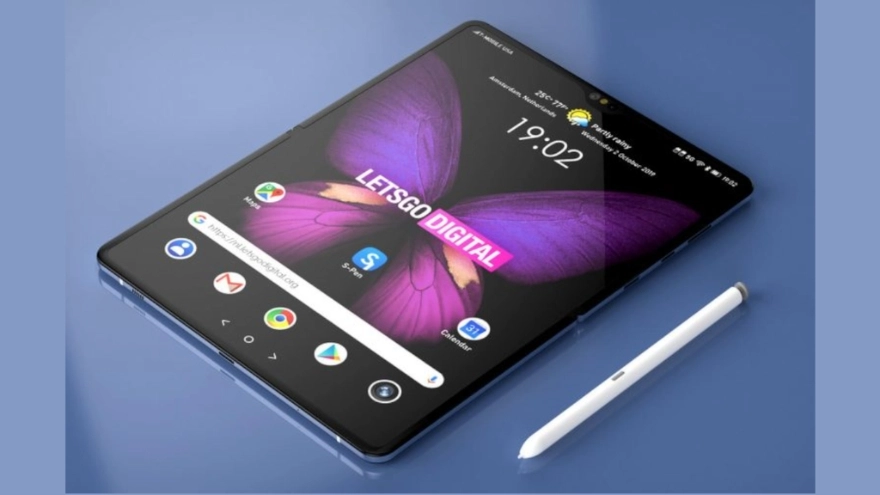 Samsung đem bút S Pen trở lại trên Galaxy Fold “bản rộng”