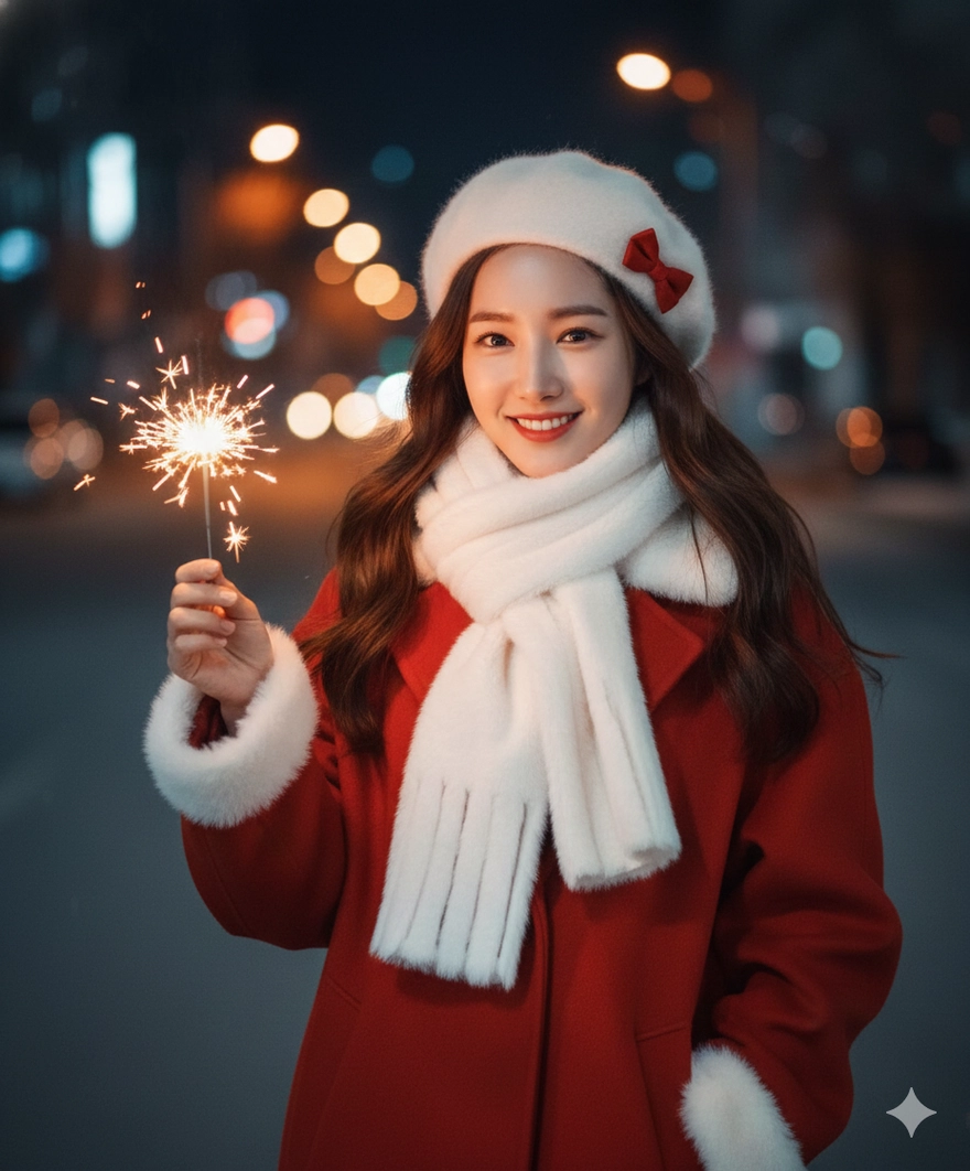 Tạo ảnh pháo hoa đón 2026 bằng Gemini AI cực đỉnh