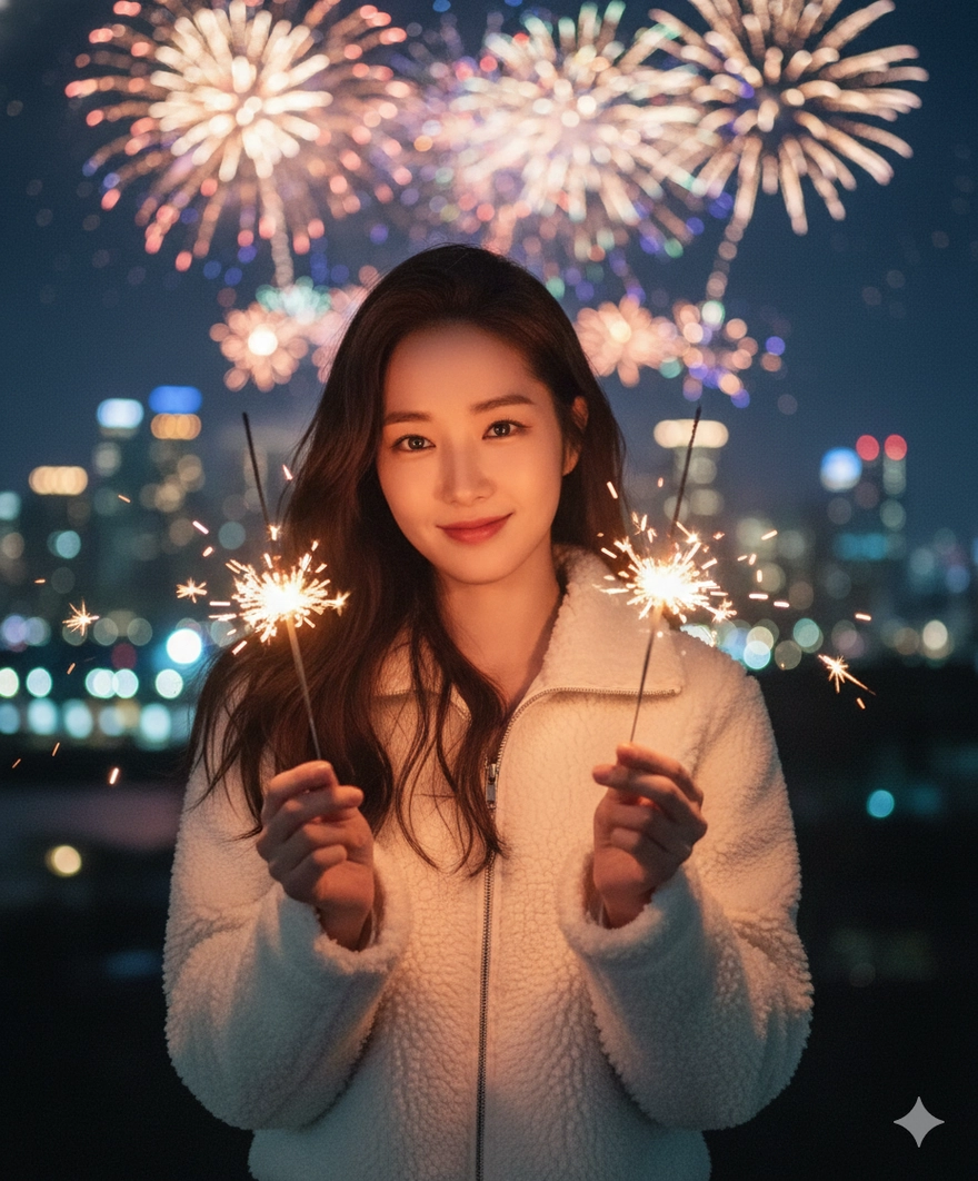 Tạo ảnh pháo hoa đón 2026 bằng Gemini AI cực đỉnh