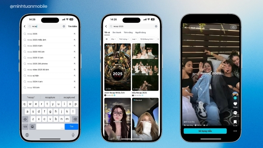Tổng hợp các mẫu RECAP: Nhìn lại 2025 xu hướng trên CapCut