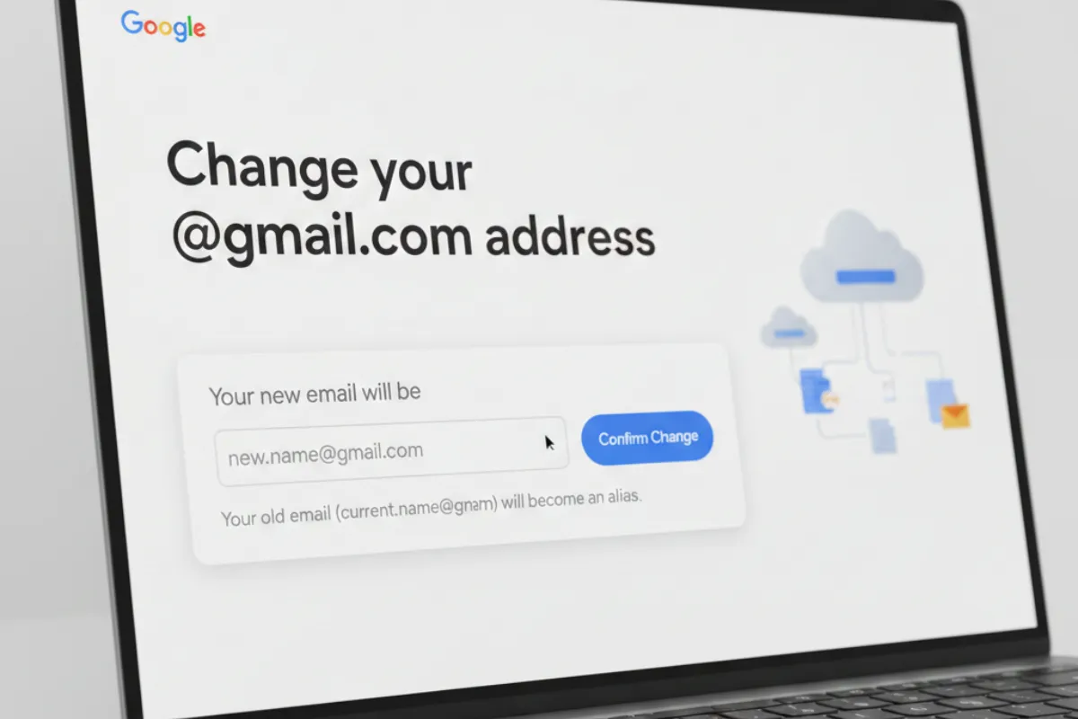 Cách thay đổi địa chỉ Gmail mà không lo mất dữ liệu