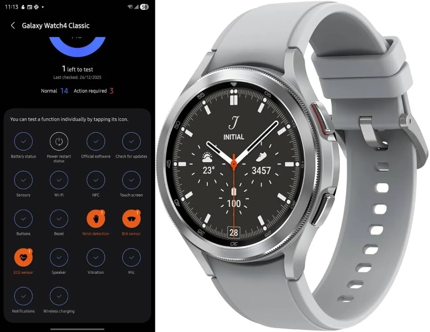 Galaxy Watch4 Classic lỗi cảm biến sau cập nhật One UI 8