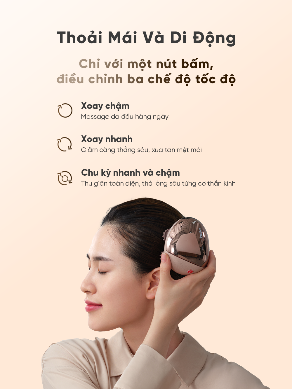 Mua máy massage da đầu Breo Scalp Mini chính hãng tại Minh Tuấn Mobile