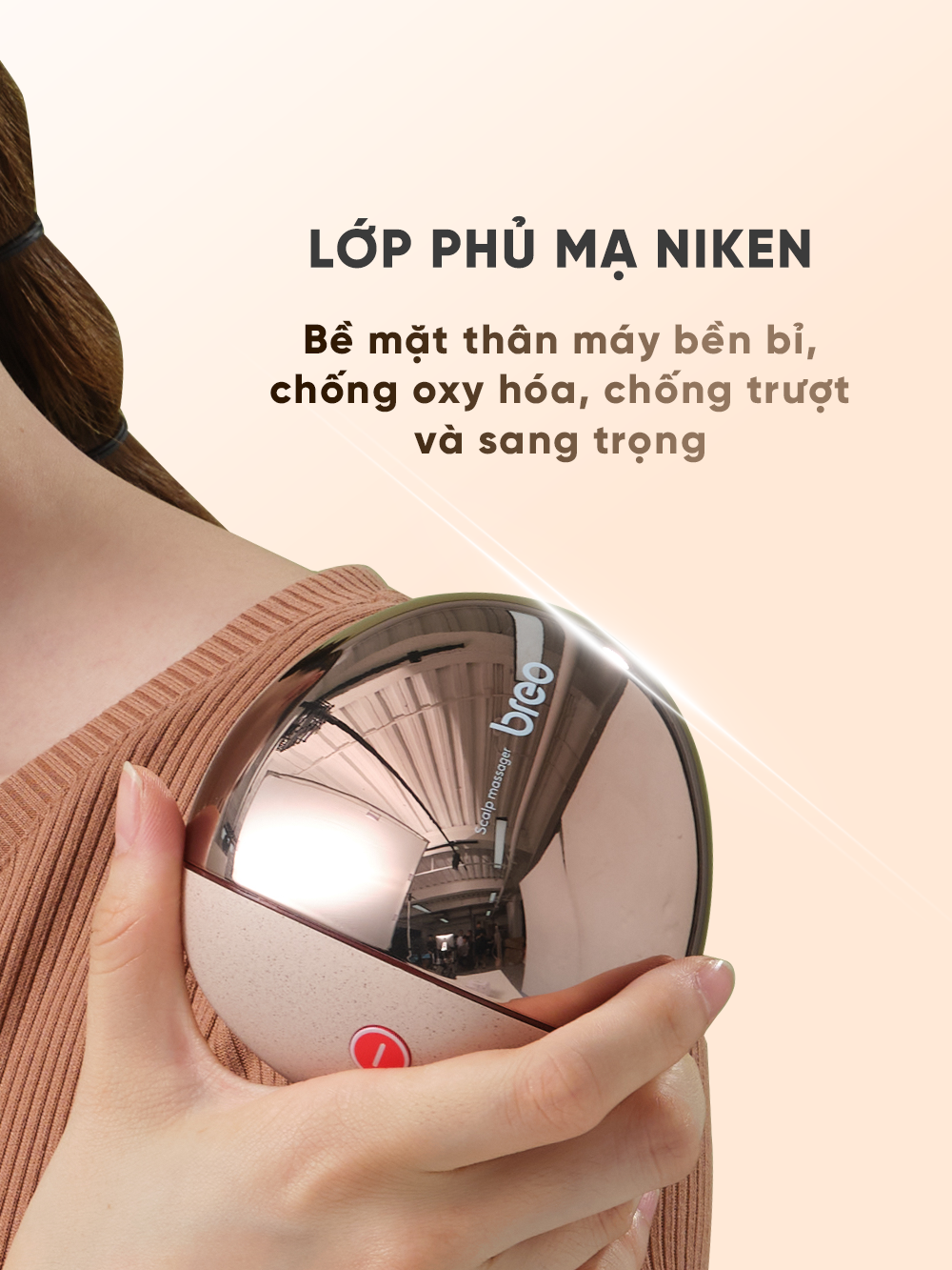 Thiết kế công thái học gọn nhẹ, dễ thao tác bằng một tay