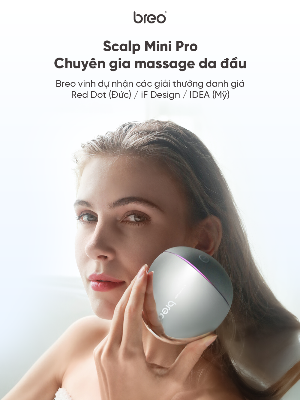 Máy massage da đầu Breo Scalp mini pro