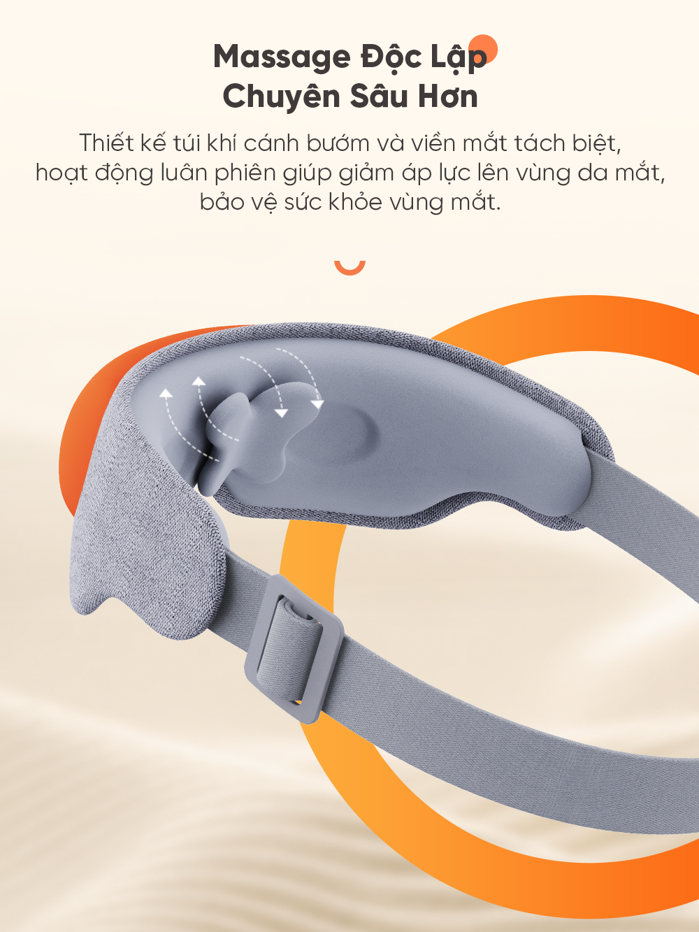Hệ thống túi khí linh hoạt tăng hiệu quả massage