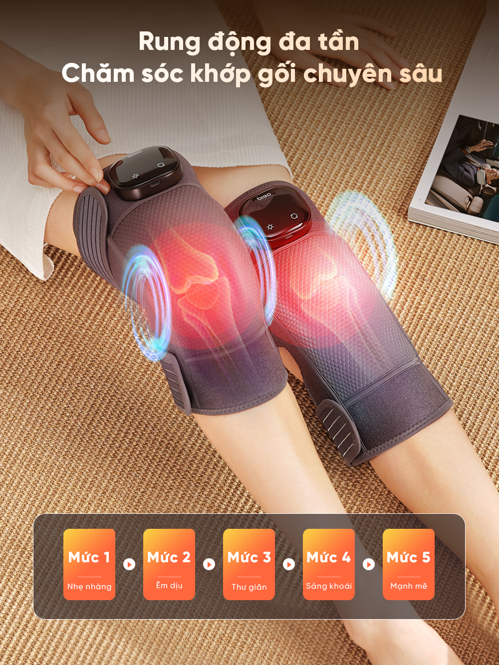 Massage rung 3D đa tần số&nbsp;