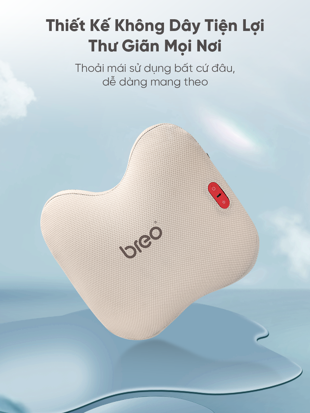 Thiết kế tối ưu cho tư thế sử dụng, nâng cao trải nghiệm thư giãn