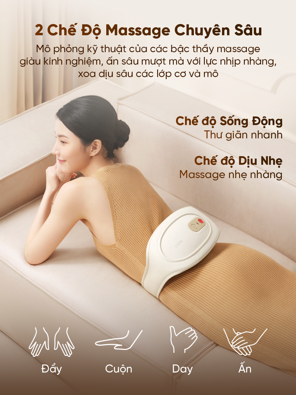 Công nghệ massage tái hiện thao tác tay người chân thực