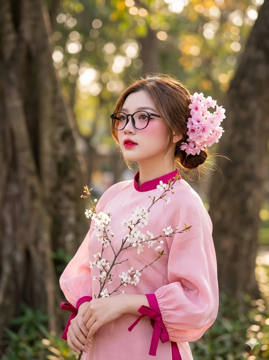 Chụp ảnh áo dài Tết chỉ với một câu lệnh Gemini