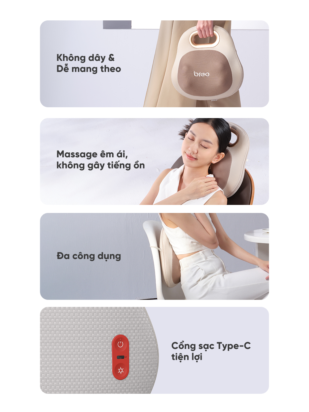 Vận hành êm ái, trải nghiệm không dây tiện lợi