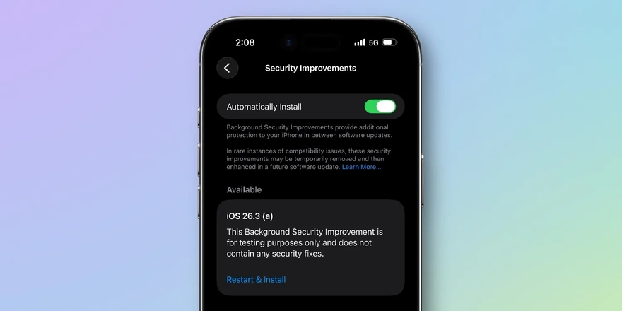 Apple tung bản cập nhật bảo mật iOS 26.3 (a) có gì đặc biệt?