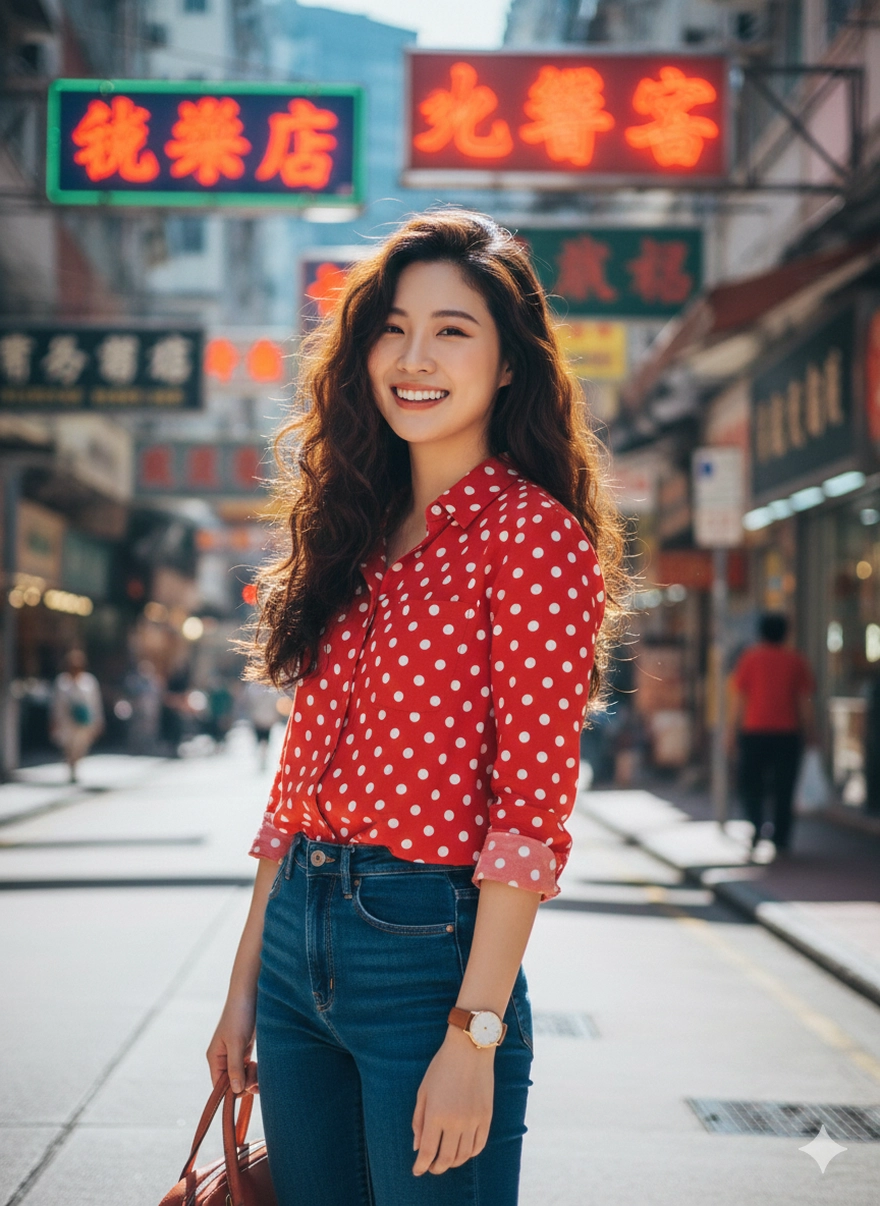 Bộ câu lệnh Gemini tạo ảnh vibe Hồng Kông những năm 90