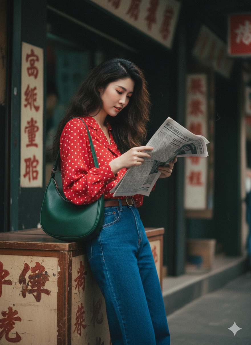 Bộ câu lệnh Gemini tạo ảnh vibe Hồng Kông những năm 90