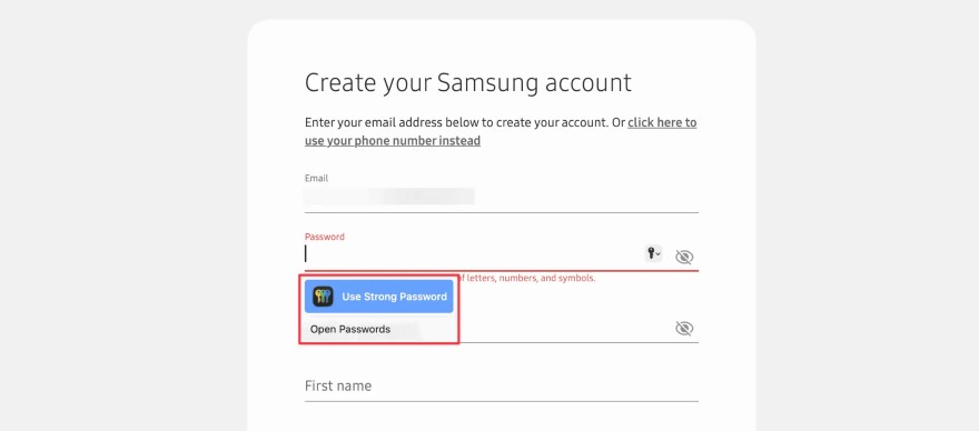 Cách tắt gợi ý tạo và lưu mật khẩu trên Safari