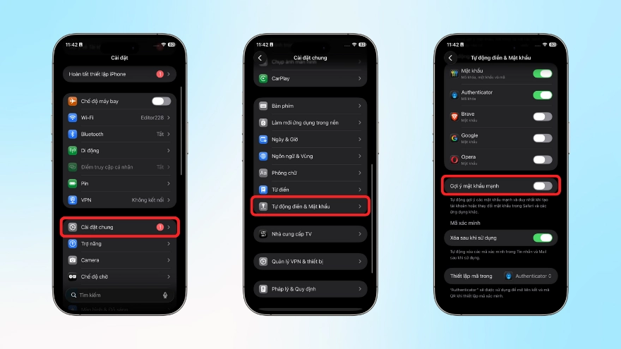 Cách tắt gợi ý tạo và lưu mật khẩu trên Safari