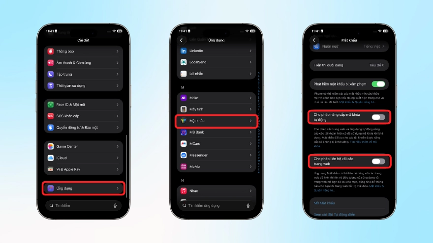 Cách tắt gợi ý tạo và lưu mật khẩu trên Safari