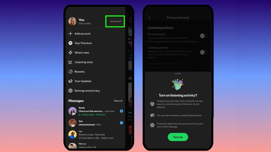 Cách chia sẻ nhạc với bạn bè trên Spotify di động