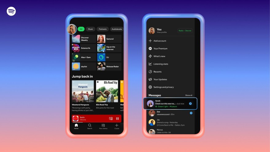 Cách chia sẻ nhạc với bạn bè trên Spotify di động