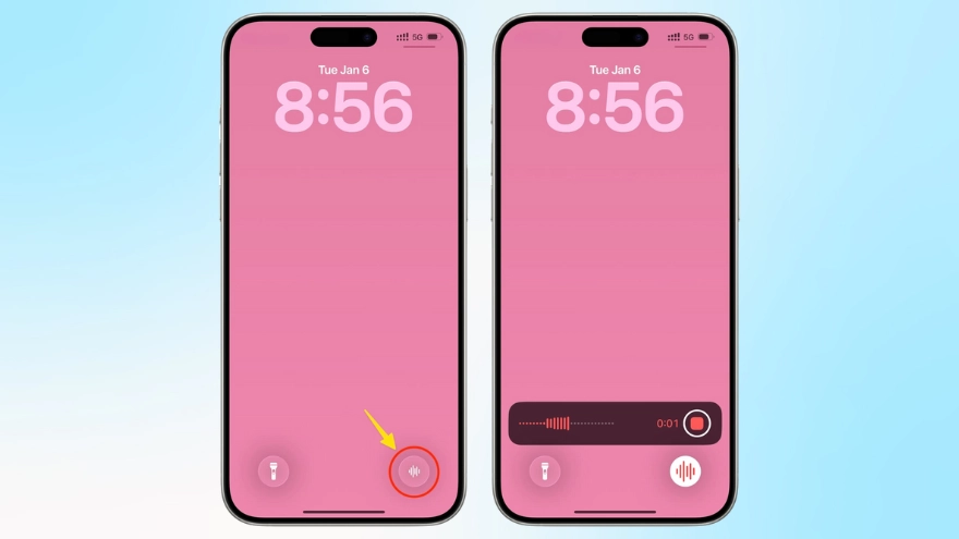 cách ghi âm nhanh trên iPhone và Apple Watch