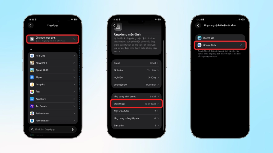 Cách đặt Google Dịch làm ứng dụng dịch mặc định trên iOS