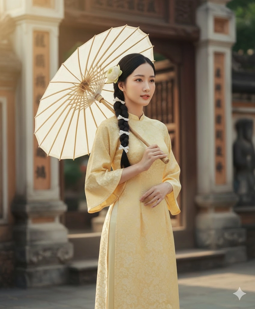 Tạo ảnh áo dài tết cực xinh với Gemini AI (Phần 2)