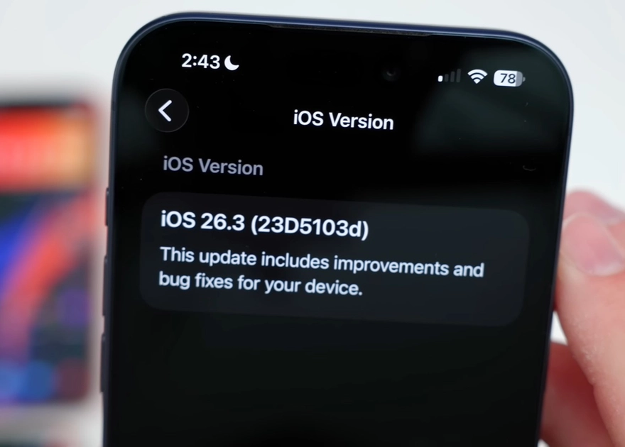 Đánh giá iOS 26.3 Beta 2: Hiệu năng mượt hơn, camera hết lỗi