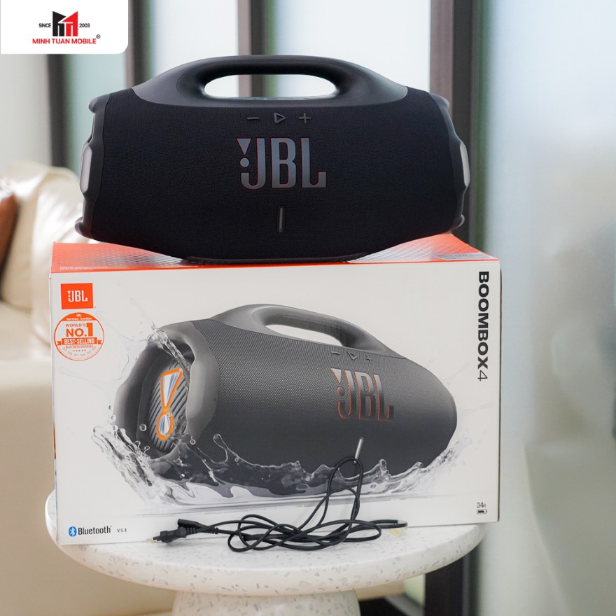 Đánh giá JBL Boombox 4 - Loa Bluetooth pin trâu, âm lực mạnh