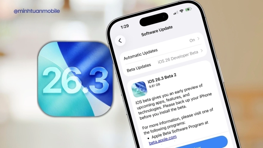 iOS 26.2 lên iOS 26.3 Public Beta 2: Cần lưu ý điều gì?