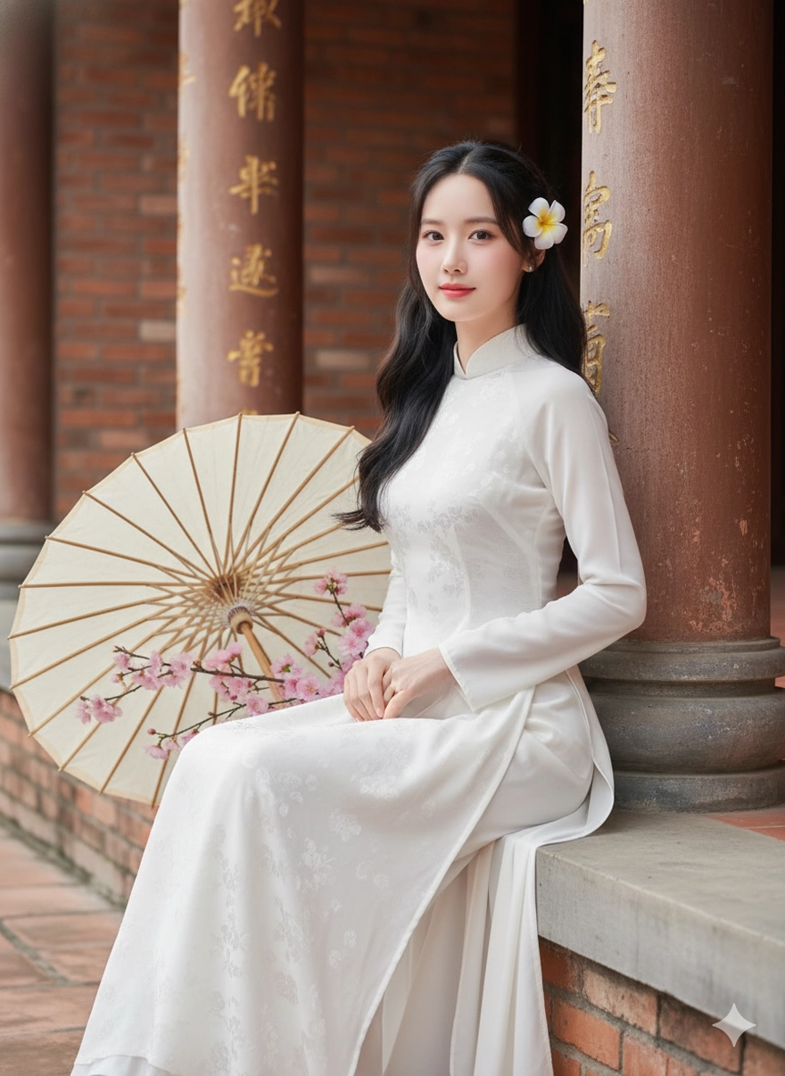 Tạo ảnh đi lễ chùa đầu năm không chen lấn chỉ với Gemini