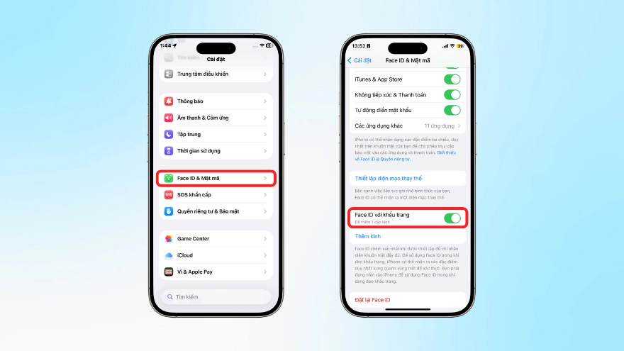 cách khắc phục face id bị lỗi
