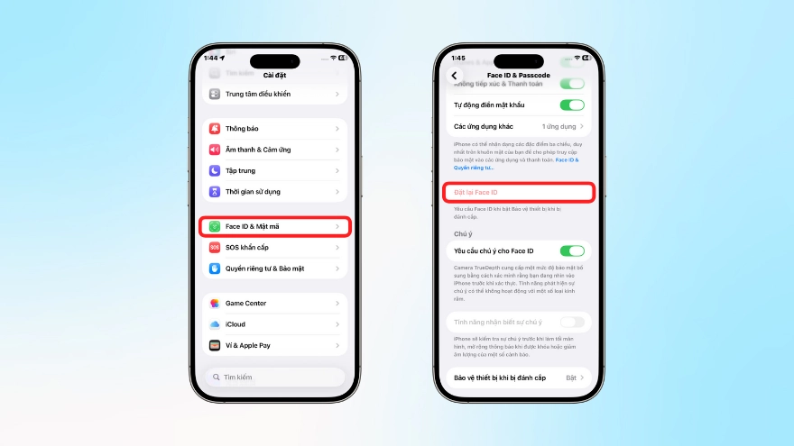 cách khắc phục face id bị lỗi