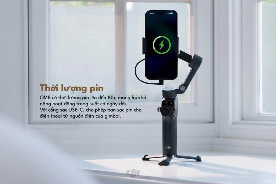 Bí quyết quay vlog mượt như phim với DJI Osmo Mobile 8