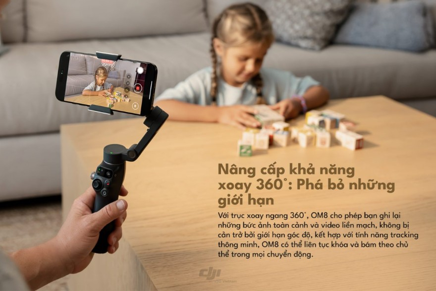Bí quyết quay vlog mượt như phim với DJI Osmo Mobile 8
