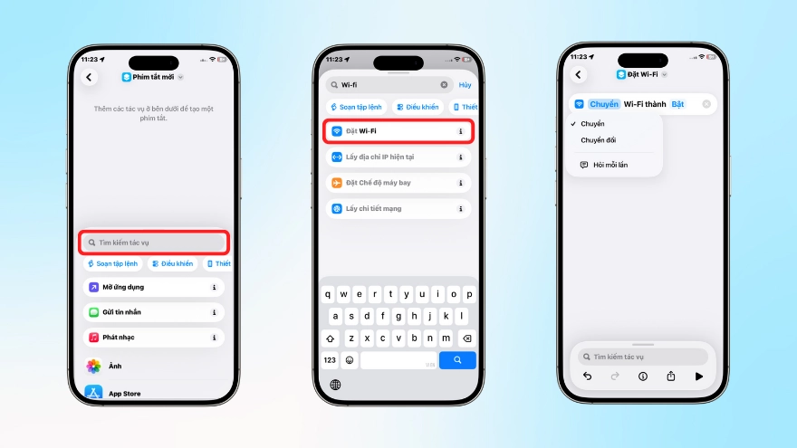 Cách thêm nút Wi-Fi và Bluetooth vào màn hình chính iPhone
