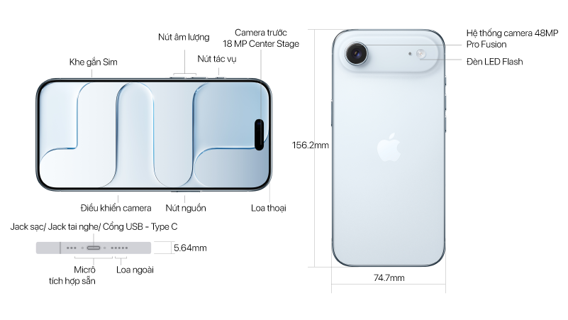 Thông số kỹ thuật iPhone Air 512GB