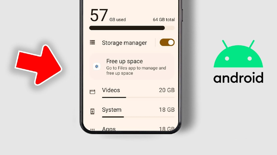 giải phóng dung lượng trên điện thoại