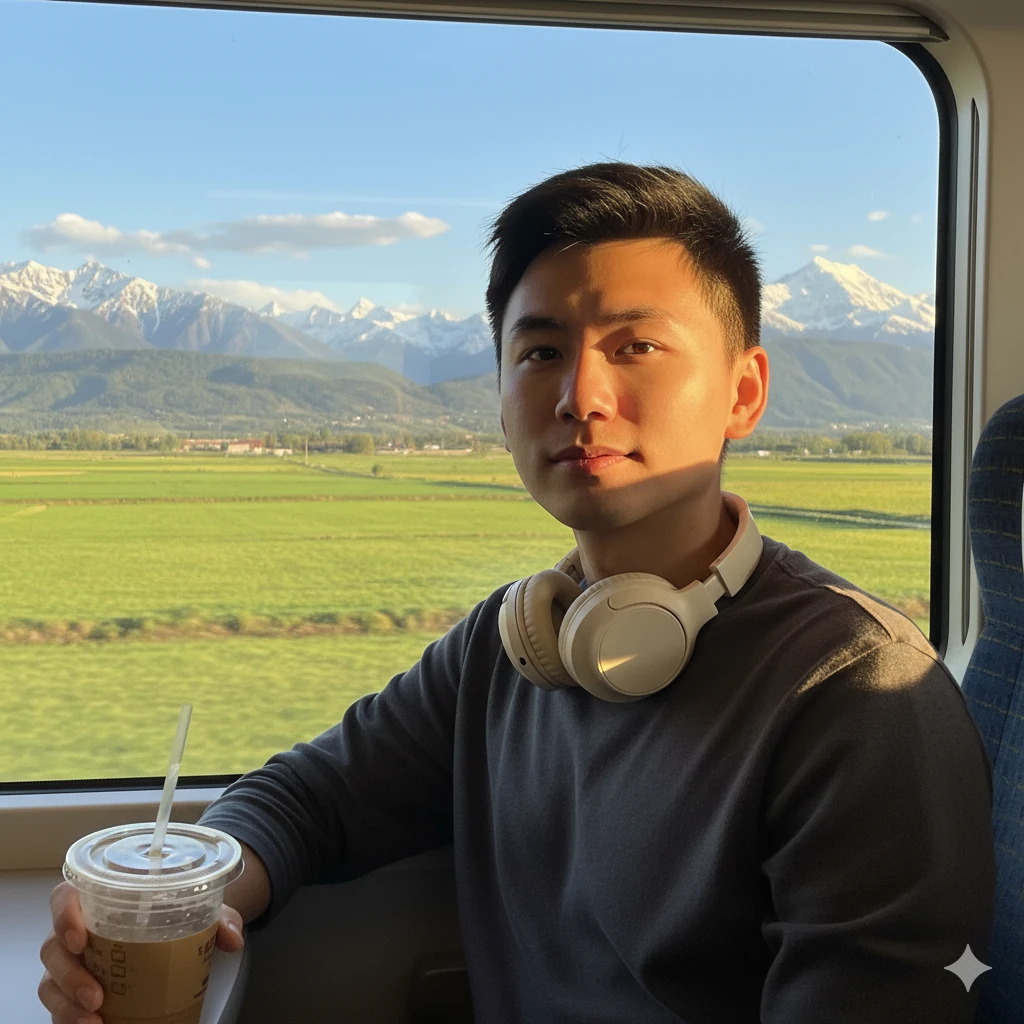 Tạo ảnh check-in Metro cực ngầu dành cho nam với Gemini