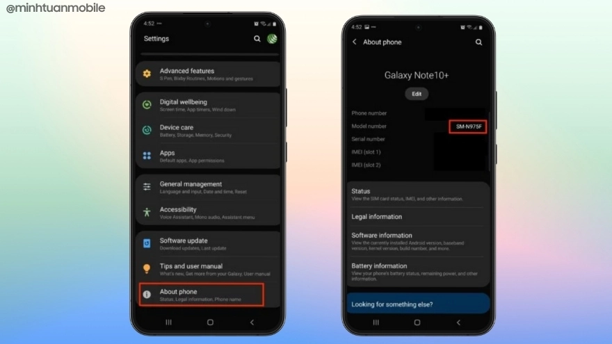 Cách kiểm tra model Samsung cho người mới cực dễ trong 1 phút