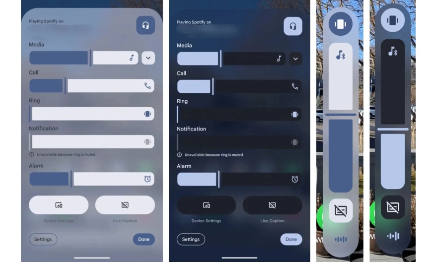 google làm giao diện liquid glass cho android 17