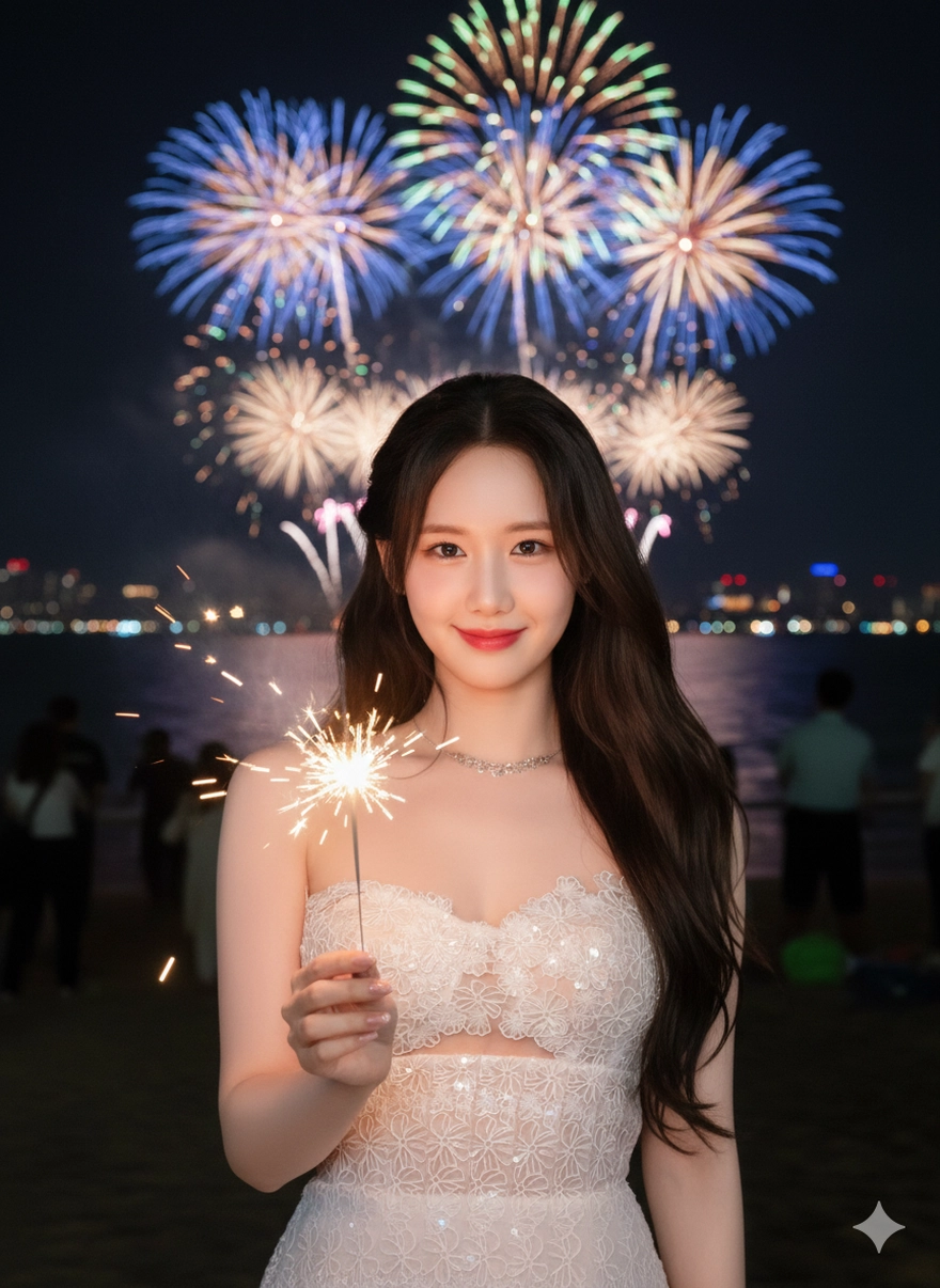 Tạo ảnh đón pháo hoa đêm Giao thừa 2026 với Gemini