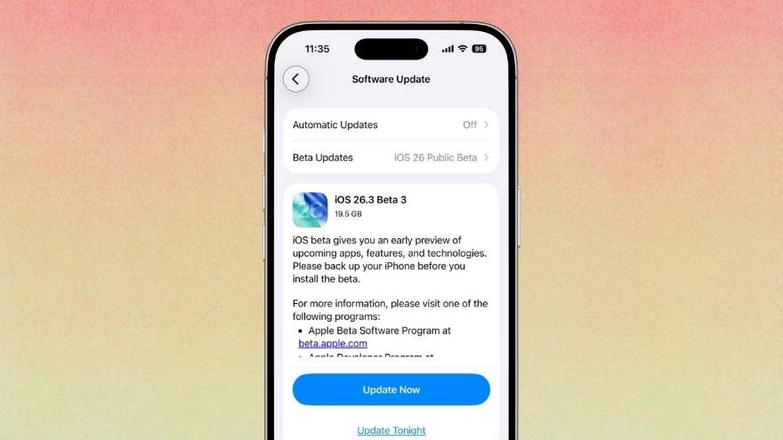 Ai nên nâng cấp iOS 26.3 Public Beta 3 ngay lúc này?
